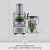 image:imageBreville 3X Bluicer Pro Blender and Juicer BJB815BSS Brushed Stainless Steel