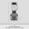 image:imageBreville BBL820SHY Q Home Blender Smoked HickorySmoked Hickory