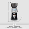 image:imageBreville BCG820BSS Smart Grinder Pro for Coffee and Espresso Brushed Stainless SteelOlive Tapenade