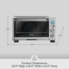 image:imageBreville BOV670BSS Smart Oven Compact Convection Small Brushed Stainless Steel