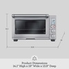 image:imageBreville BOV800XL Smart Oven Countertop Convection Brushed Stainless SteelSilver