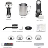 image:imageBreville Barista Express Impress Espresso Machine BES876BSS Brushed Stainless SteelBlack Stainless Steel