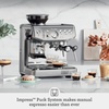 image:imageBreville Barista Express Impress Espresso Machine BES876BSS Brushed Stainless SteelDamson Blue