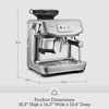 image:imageBreville Barista Touch Impress Espresso Machine BES881BSS Brushed Stainless SteelNoir