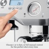 image:imageBreville Dual Boiler Espresso Machine BES920XL Brushed Stainless SteelCranberry Red