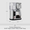 image:imageBreville Luxe Drip Coffee Machine BDC415BSS Brushed Stainless Steel Glass CarafeOlive Tapenade