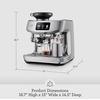 image:imageBreville Oracle Jet Espresso Machine Brushed Stainless SteelBlack Truffle
