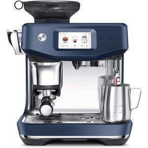 image:imageBreville Barista Touch Impress Espresso Machine BES881BSS Brushed Stainless Steeldamson blue